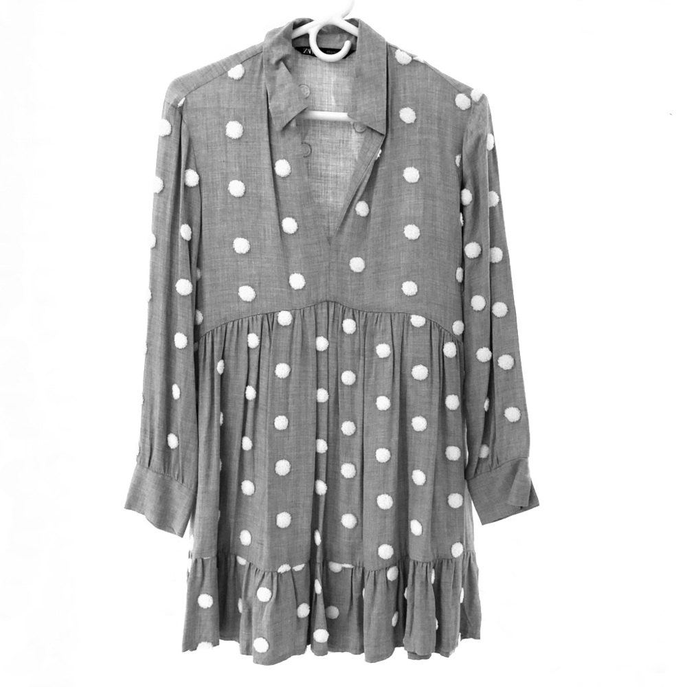 BRAND NEW Zara Polka Dot Dress (Size M)